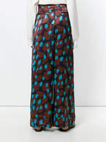 Thumbnail for your product : Petar Petrov patterned palazzo trousers