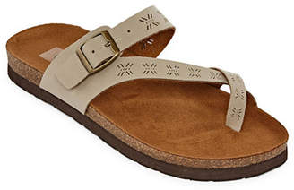 Arizona Ophelia Womens Adjustable Strap Footbed Sandals