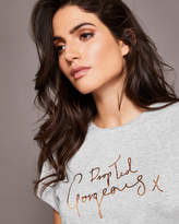 Thumbnail for your product : Ted Baker MADDLYN Drop Ted Gorgeous fitted T-shirt