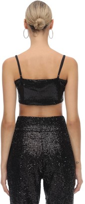 In The Mood For Love Sequined Crop Top