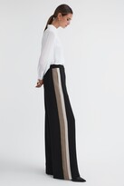 Thumbnail for your product : Reiss Wide Leg Side Stripe Trousers