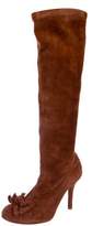 Thumbnail for your product : Etro Suede Knee-High Boots Brown Suede Knee-High Boots