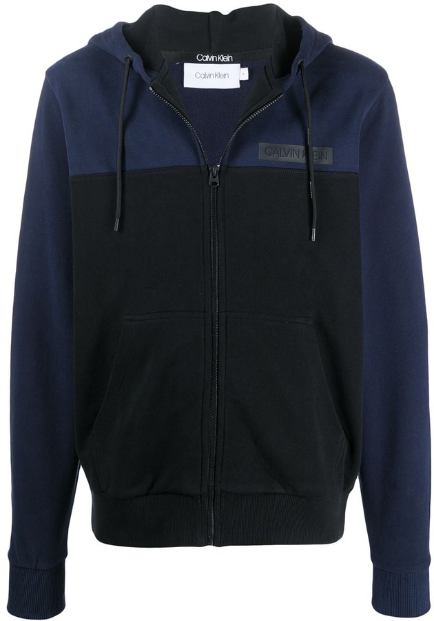 calvin klein zip up hoodie mens