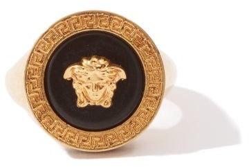 versace signet ring
