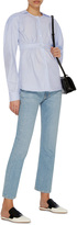 Thumbnail for your product : Loewe Smocked Cotton-Poplin Shirt