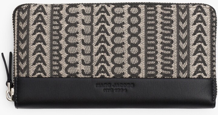 Marc Jacobs Women's Mini Compact Wallet in New Cloud White Multi Marc Jacobs