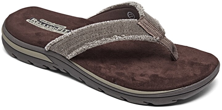 Diverse vertaling Yoghurt Skechers Men's Relaxed Fit Supreme - Bosnia Thong Sandals from Finish Line  - ShopStyle