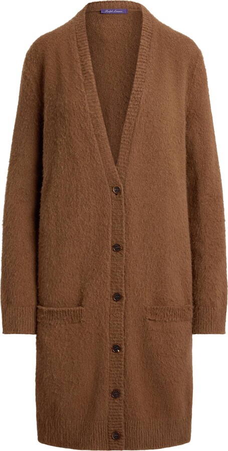 Ralph Lauren Collection Cashmere-Alpaca Long Cardigan