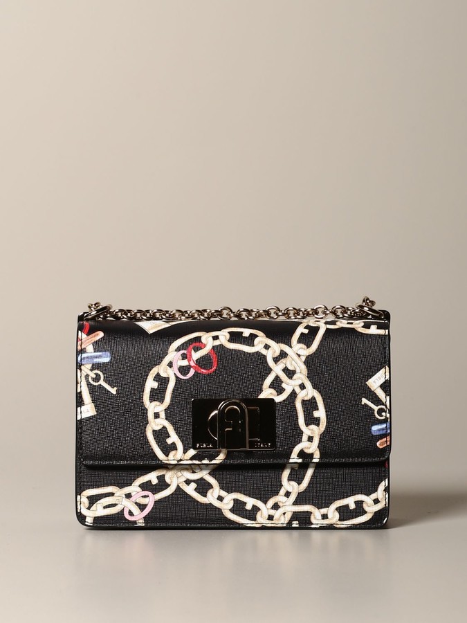 furla bag with chain