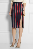 Thumbnail for your product : Altuzarra Faun striped cotton and wool-blend skirt