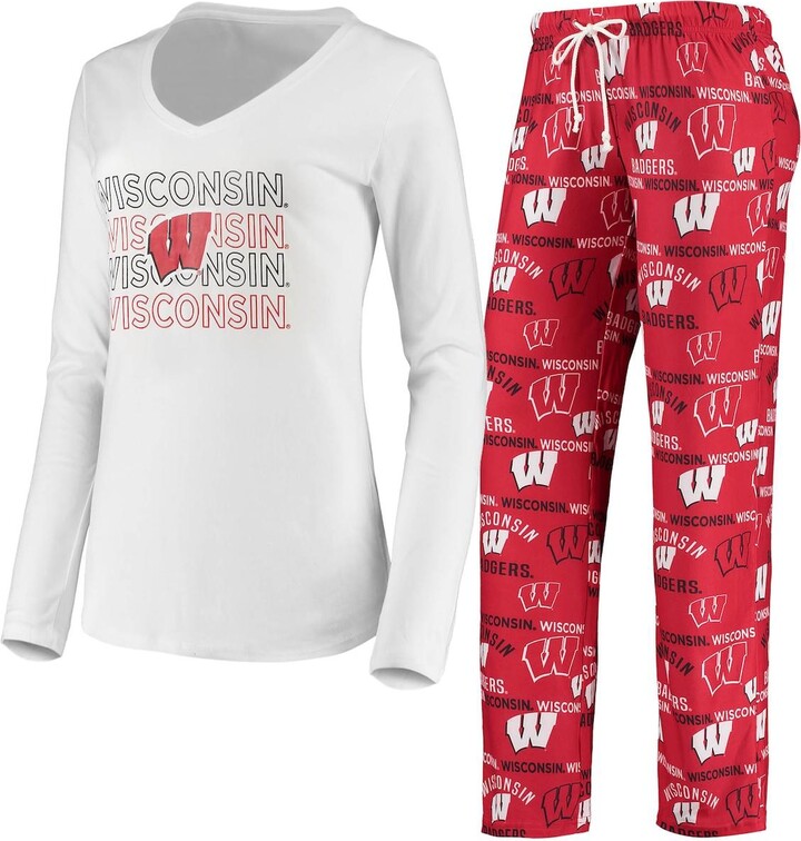 Women's Concepts Sport Charcoal Wisconsin Badgers Upbeat Sherpa