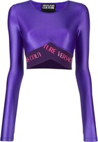 Thumbnail for your product : Versace Jeans Couture Logo-Underband Crop Top