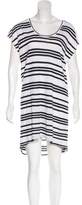 Thumbnail for your product : Alice + Olivia Linen Striped Midi Dress