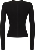 Thumbnail for your product : Y-3 Fitted Long Sleeve Cotton T-shirt
