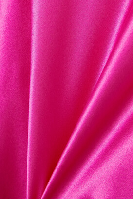 Michael Lo Sordo Luna Cutout Crystal-embellished Silk-satin Mini Dress - Pink