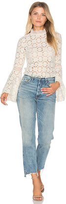 Free People Kiss and Bell Lace Top