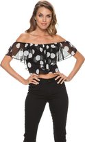 Thumbnail for your product : Swell Cha Cha Polka Dot Crop Top