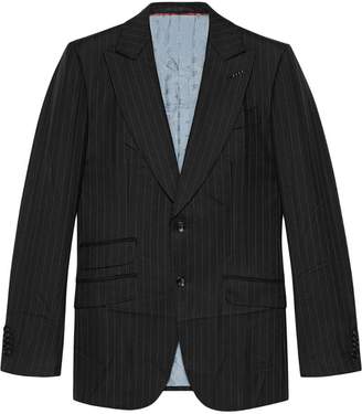 Gucci Mitford pinstripe wool jacket