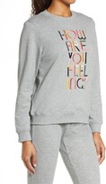 Thumbnail for your product : ban.do How Are You Feeling Embroidered Sweatshirt