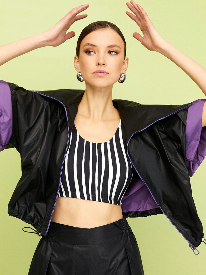 Zebra Crop Top | Shop the world's largest collection of fashion 