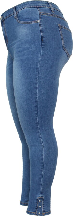 Barfly Fashion New Ladies Womens High Waisted Skinny Plus Size Casual Stretchy Slim Skinny Fit Denim Jeans UK Size 8-26 