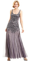 Thumbnail for your product : Adrianna Papell Embellished Scoop-Neck Gown