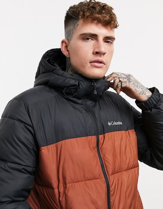 columbia pike lake hooded jacket in brown