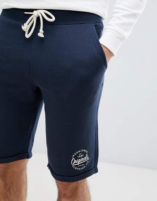 Jack and Jones Originals Jersey Shorts With Branding