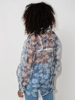 Thumbnail for your product : Sir. Anais floral-print sheer shirt