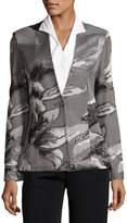 Thumbnail for your product : Misook Floral Metallic Jacket