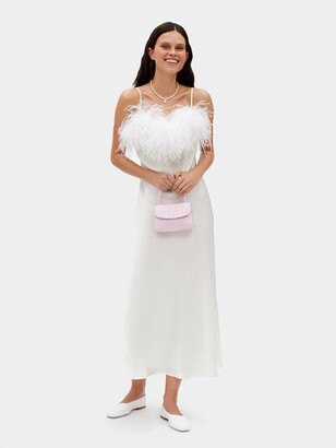 feather skirt formal dress