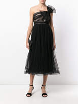 Thumbnail for your product : RED Valentino one shoulder bow detail tulle dress