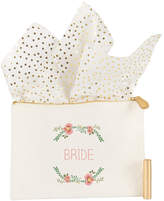 Thumbnail for your product : Cathy's Concepts Cathys Concepts Floral Bride Canvas Clutch