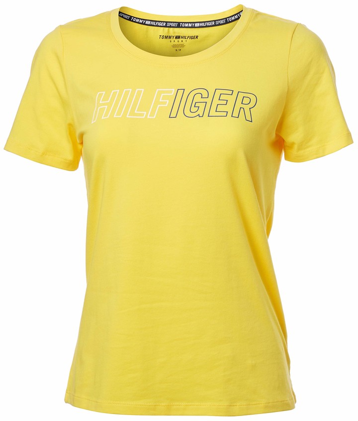 yellow tommy hilfiger shirt