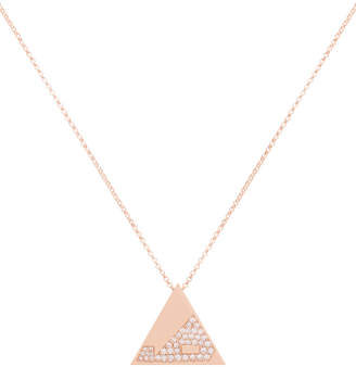 Shamsa Alabbar Tricrop Sad Necklace with Diamonds