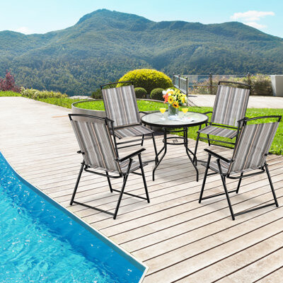 Arlmont & Co. Sidalee Outdoor Dining Chair