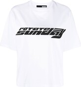 Thumbnail for your product : Rotate by Birger Christensen logo-print T-shirt
