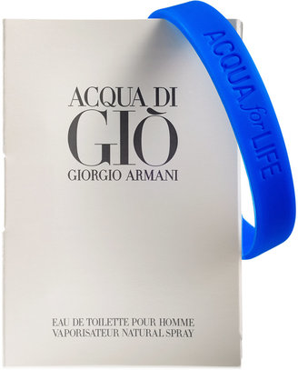 Acqua di Gio Aqua for Life Bracelet and Acqua di Gio Mini Sample