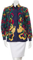 Thumbnail for your product : Hermes Printed Silk Top