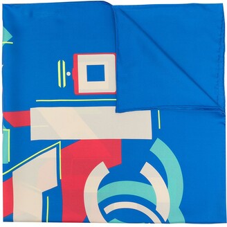 CHANEL Pre-Owned 1986-1988 CC Silk Scarf And Scrunchie (set Of two) -  Farfetch