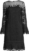 Thumbnail for your product : Shani Embroidered Lace Shift Dress