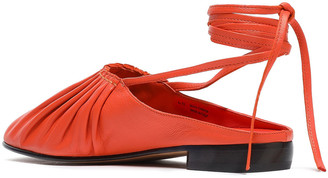 3.1 Phillip Lim Nadia Lace-up Leather Ballet Flats