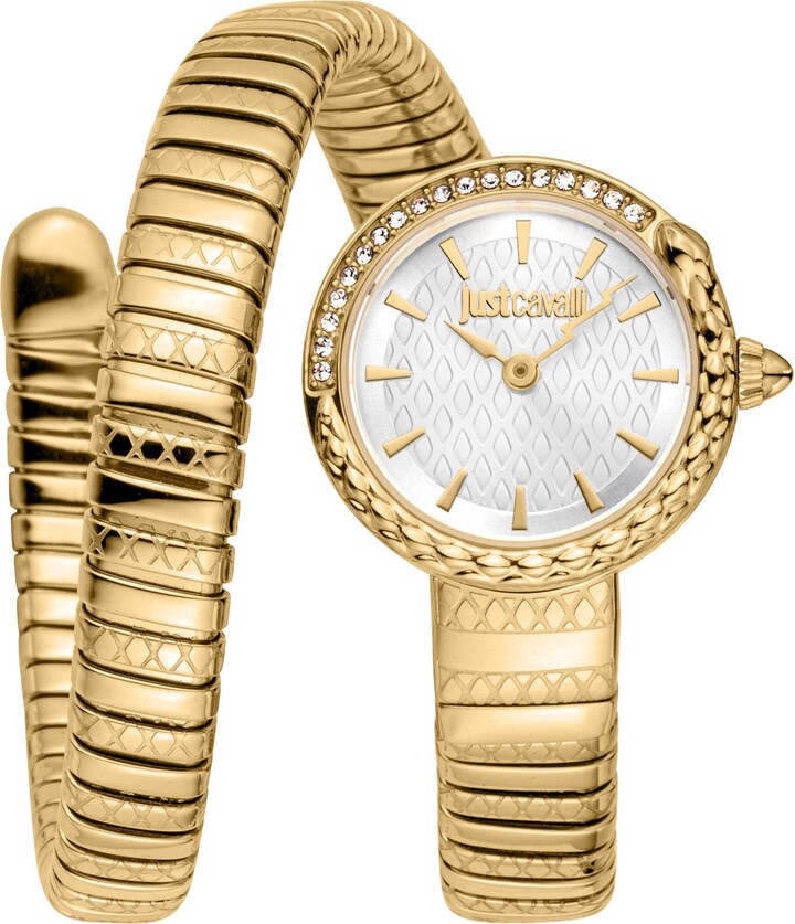 Just Cavalli Women's Snake 316L Stainless Steel Watch