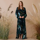 Thumbnail for your product : AILANTO Peacocks Long Train Dress