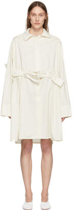 Off-White Roberts | Wood Bow Shirt Dress