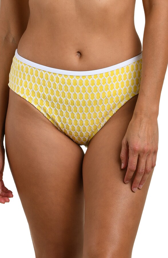 La Blanca Prep Mid Rise Bikini Bottoms