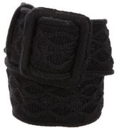 Thumbnail for your product : Saint Laurent Cable Knit Belt