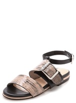 Thumbnail for your product : Chrissie Morris Mirta Lizard Sandals