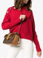 Thumbnail for your product : Fendi brown chain strap logo shoulder bag