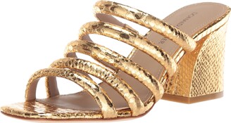 donald pliner gold sandals